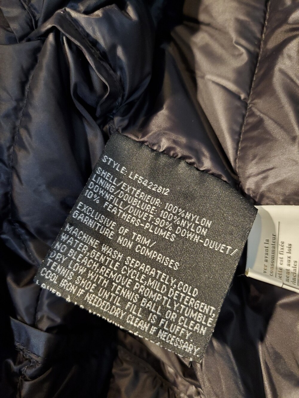 London Fog Black Hooded Parka Small - Picture 5 of 12